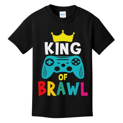 Brawl King Gamer Brawler Brawl Kids T-Shirt