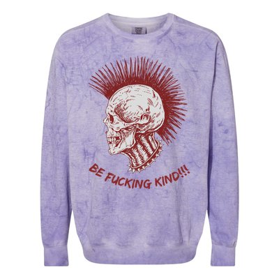 Be Kind Gift Colorblast Crewneck Sweatshirt