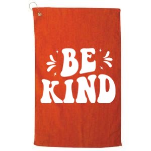 Be Kind Groovy Unity Day Orange 2024 Anti Bullying Platinum Collection Golf Towel