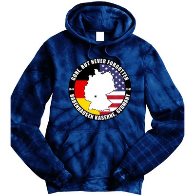 Babenhausen Kaserne Germany Funny Veteran Tie Dye Hoodie