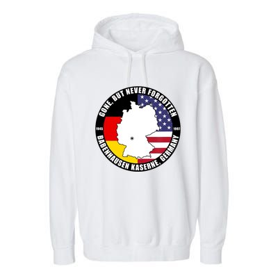 Babenhausen Kaserne Germany Funny Veteran Garment-Dyed Fleece Hoodie