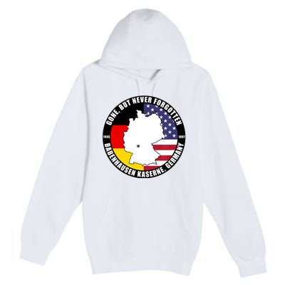 Babenhausen Kaserne Germany Funny Veteran Premium Pullover Hoodie