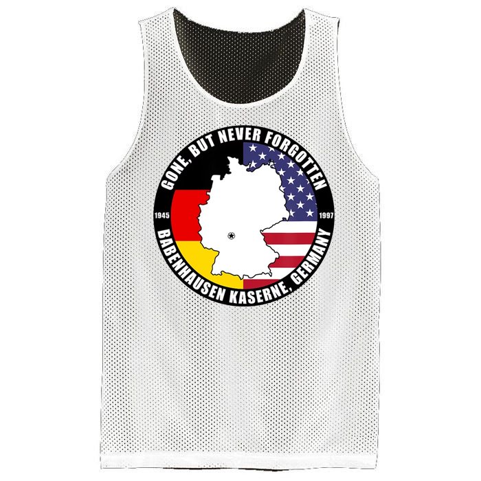 Babenhausen Kaserne Germany Funny Veteran Mesh Reversible Basketball Jersey Tank