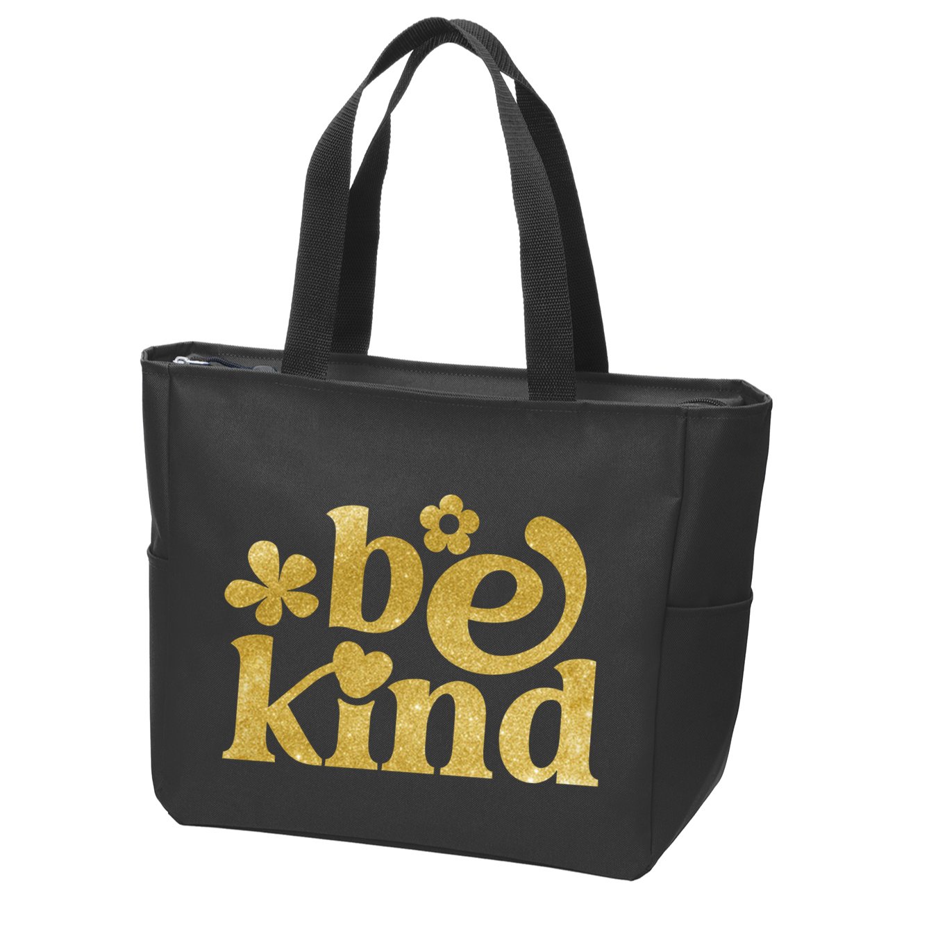 Be Kind Gold Edition Zip Tote Bag