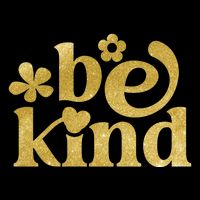 Be Kind Gold Edition Zip Tote Bag