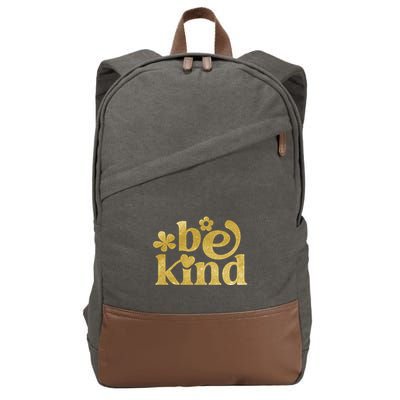 Be Kind Gold Edition Cotton Canvas Backpack