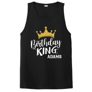 Birthday King Gold Crown Gift Adams Last Name Gift PosiCharge Competitor Tank