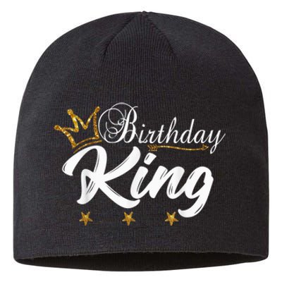 Birthday King Gold Crown Shirt For Boys And Men Sustainable Beanie