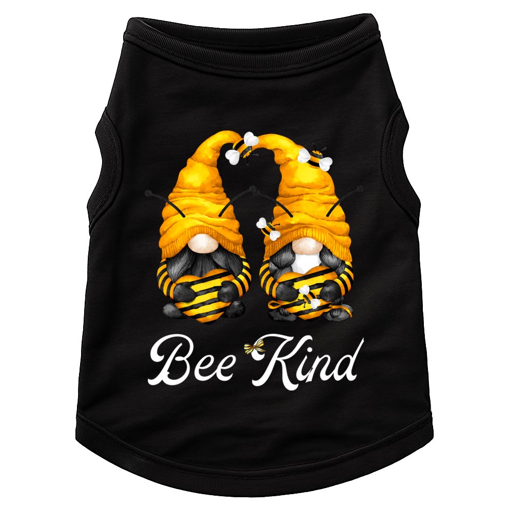 Bee Kind Gnomies Shows Love And Heart For Honey Bee Gnome Gift Doggie Tank