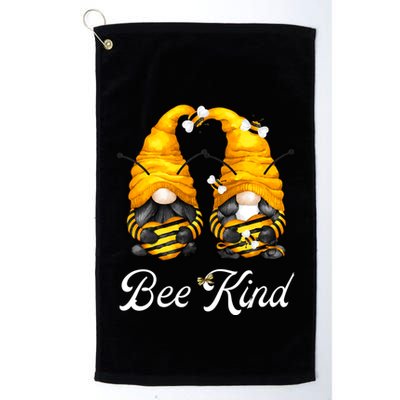 Bee Kind Gnomies Shows Love And Heart For Honey Bee Gnome Gift Golf Towel