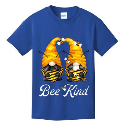 Bee Kind Gnomies Shows Love And Heart For Honey Bee Gnome Gift Kids T-Shirt