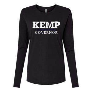 Brian Kemp Governor Georgia Campaign Womens Cotton Relaxed Long Sleeve T-Shirt