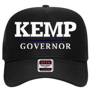 Brian Kemp Governor Georgia Campaign High Crown Mesh Back Trucker Hat