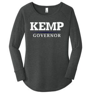 Brian Kemp Governor Georgia Campaign Women's Perfect Tri Tunic Long Sleeve Shirt