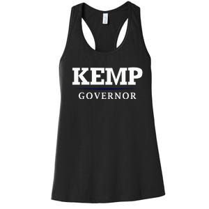 Brian Kemp Governor Georgia Campaign Women's Racerback Tank