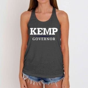 Brian Kemp Governor Georgia Campaign Women's Knotted Racerback Tank