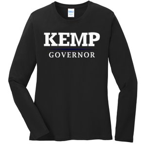 Brian Kemp Governor Georgia Campaign Ladies Long Sleeve Shirt