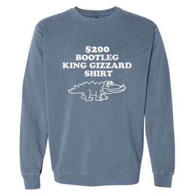 Bootleg King Gizzard  Garment-Dyed Sweatshirt