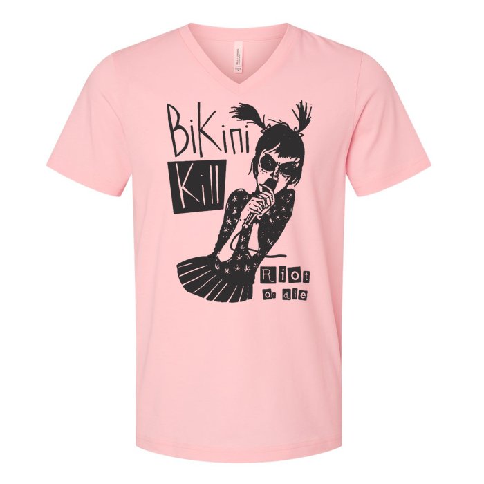 Bikini Kill Girl Funny Girl Power V-Neck T-Shirt