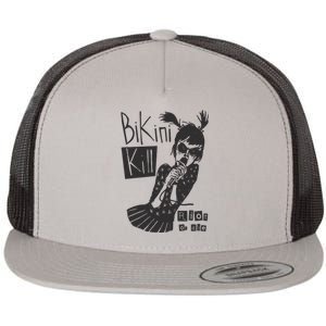 Bikini Kill Girl Funny Girl Power Flat Bill Trucker Hat