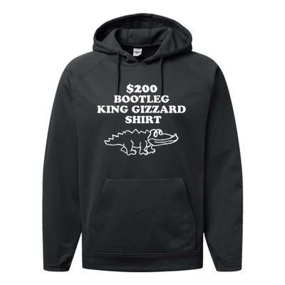 Bootleg King Gizzard Performance Fleece Hoodie