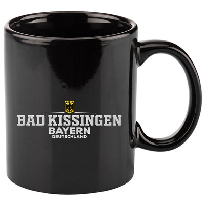 Bad Kissingen Germany Vintage 11oz C Handle Ceramic Mug