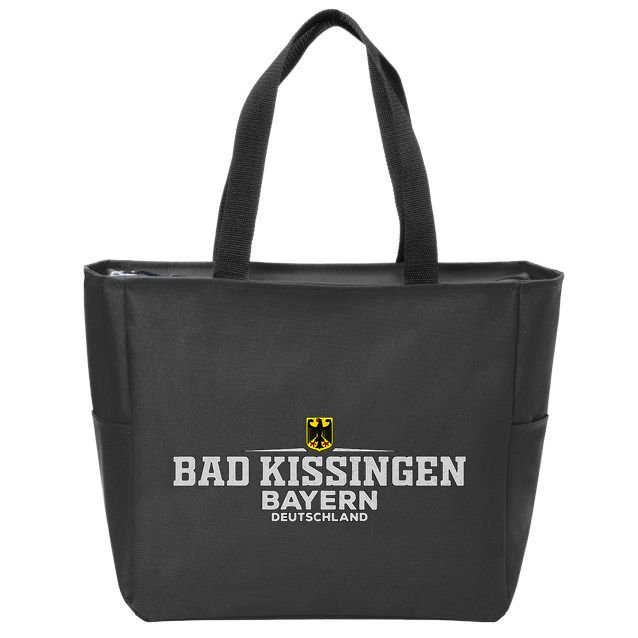Bad Kissingen Germany Vintage Zip Tote Bag
