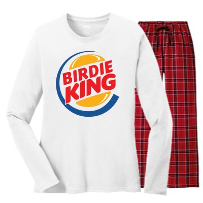 Birdie King Golf Women's Long Sleeve Flannel Pajama Set 