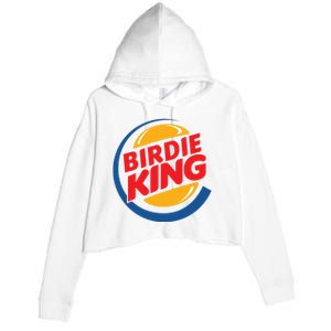 Birdie King Golf Crop Fleece Hoodie