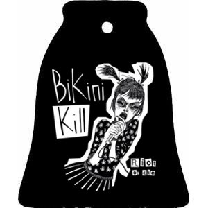 Bikini Kill Girl Funny Girl Power Ceramic Bell Ornament