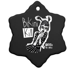 Bikini Kill Girl Funny Girl Power Ceramic Star Ornament