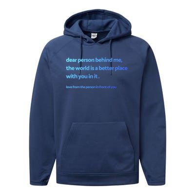 Be Kind Gift Performance Fleece Hoodie