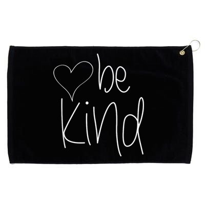 Be Kind Heart Love Blessed Grateful Grommeted Golf Towel