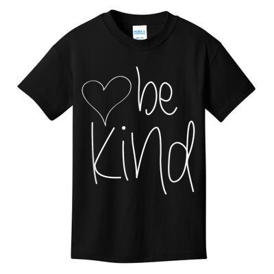 Be Kind Heart Love Blessed Grateful Kids T-Shirt