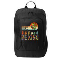 Be Kind Hand Sign Language ASL Puzzle Autism City Backpack