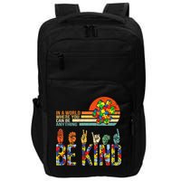 Be Kind Hand Sign Language ASL Puzzle Autism Impact Tech Backpack