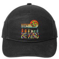 Be Kind Hand Sign Language ASL Puzzle Autism 7-Panel Snapback Hat