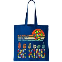 Be Kind Hand Sign Language ASL Puzzle Autism Bag