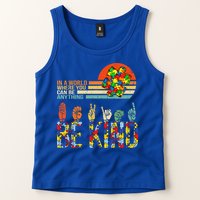 Be Kind Hand Sign Language ASL Puzzle Autism Tank Top