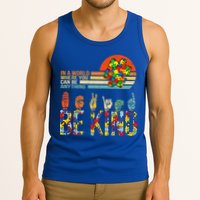 Be Kind Hand Sign Language ASL Puzzle Autism Tank Top