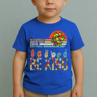 Be Kind Hand Sign Language ASL Puzzle Autism Toddler T-Shirt