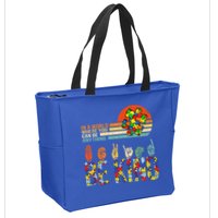Be Kind Hand Sign Language ASL Puzzle Autism Zip Tote Bag