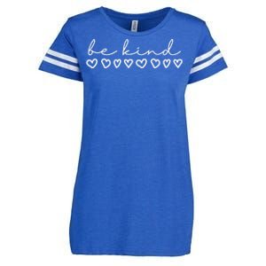 Be Kind Hearts Anti Bullying Enza Ladies Jersey Football T-Shirt