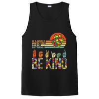 Be Kind Hand Sign Language ASL Puzzle Autism PosiCharge Competitor Tank