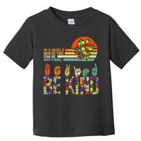Be Kind Hand Sign Language ASL Puzzle Autism Toddler T-Shirt