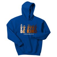 Be Kind Hand Signs Asl Black Lives Matter Blm Melanin Pride Cute Gift Kids Hoodie