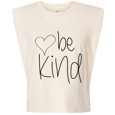 Be Kind Heart Love Blessed Grateful Garment-Dyed Women's Muscle Tee