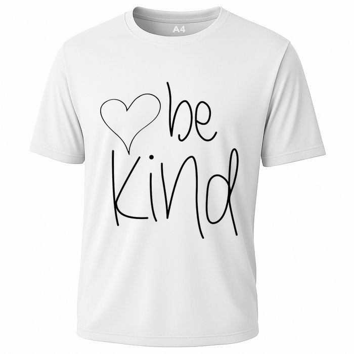 Be Kind Heart Love Blessed Grateful Cooling Performance Crew T-Shirt