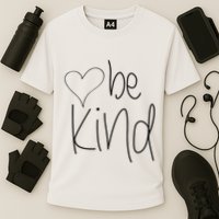 Be Kind Heart Love Blessed Grateful Cooling Performance Crew T-Shirt