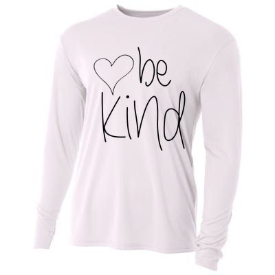 Be Kind Heart Love Blessed Grateful Cooling Performance Long Sleeve Crew